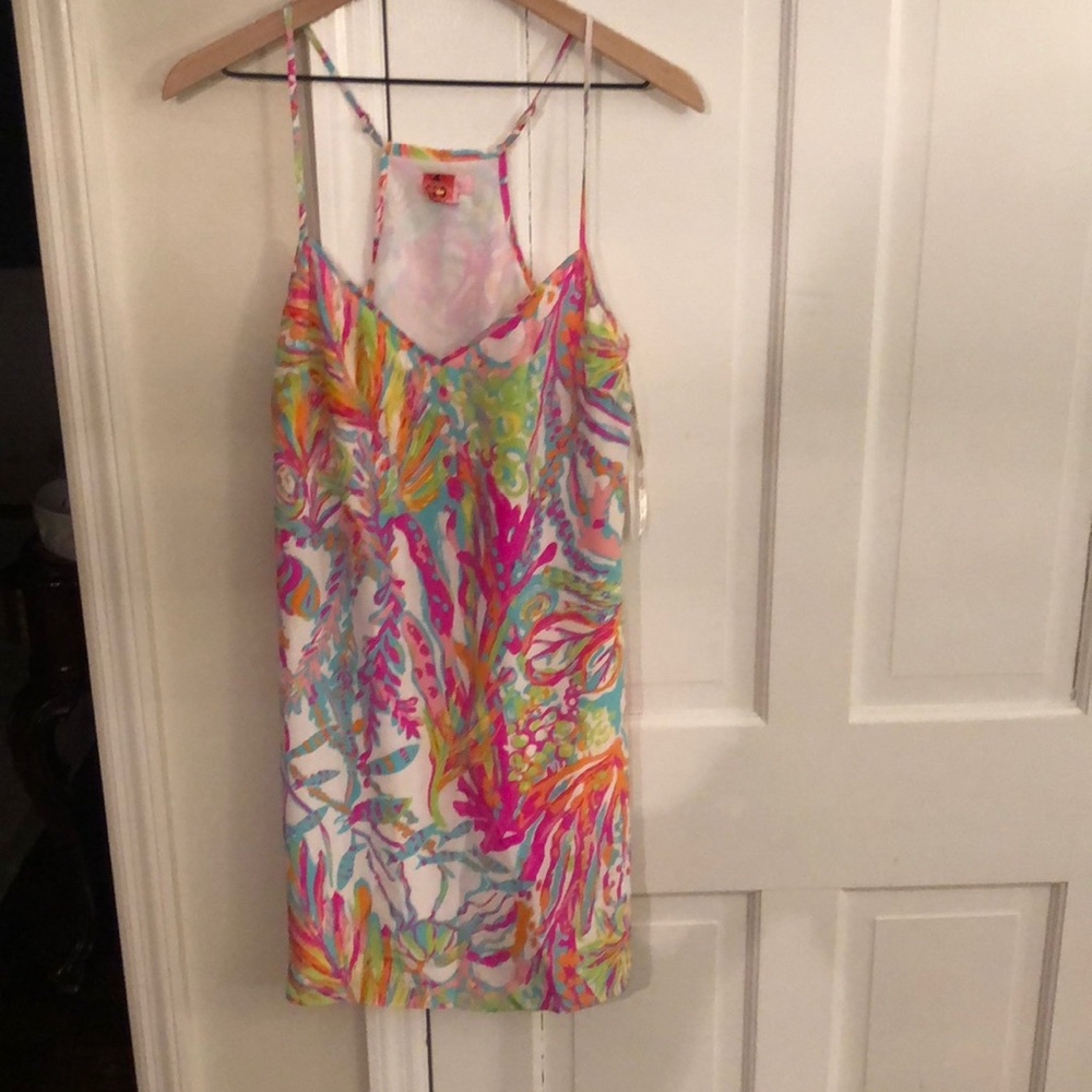 Lilly Pulitzer silk slip dress